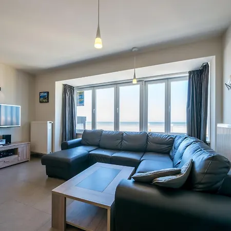 Апартаменты With Sea View Near Belgian Coast, Cleaning Included